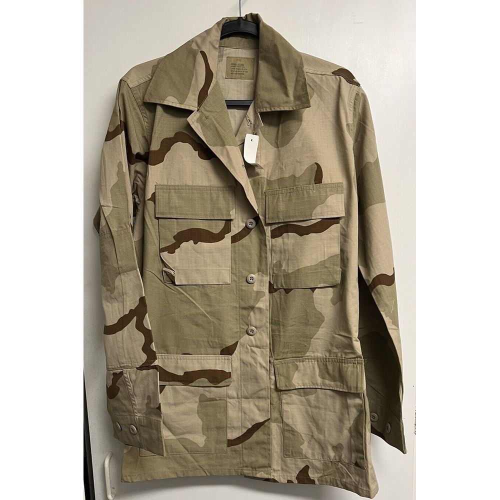 NWT USGI Coat, Desert Camouflage, Pattern:‎ Combat Small-X-Long